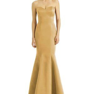 After Six 1500..Formal / Special Occasion.Dress..Butterscotch..Size 10 Long..NWT